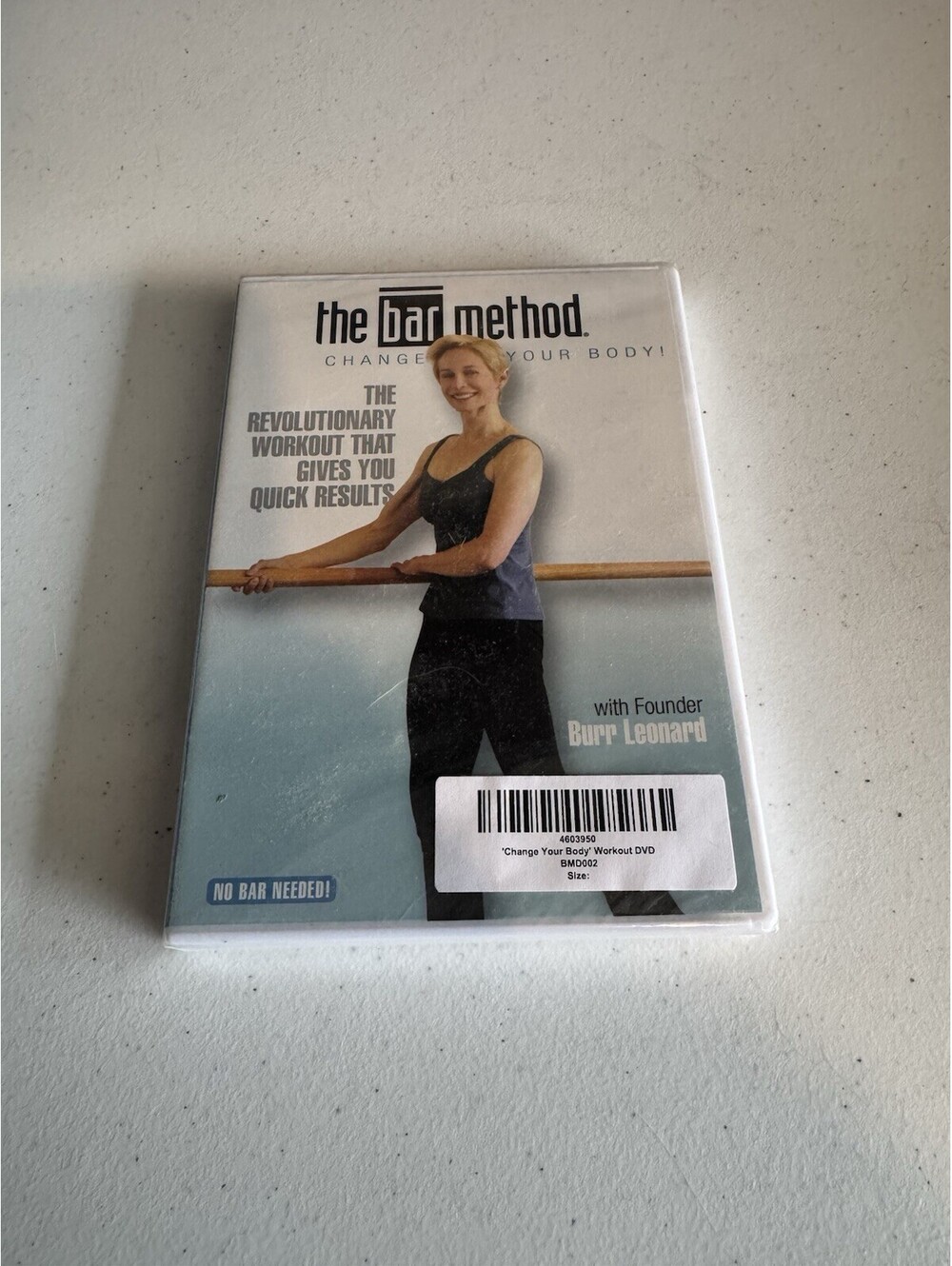 The Bar Method Accelerated Workout (DVD) Burr Leonard Exercise Video NEW SEALED